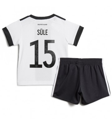 Tyskland Niklas Sule #15 Hemmakläder Barn VM 2022 Kortärmad (+ Korta byxor)